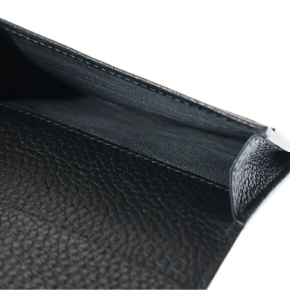 Gucci Horsebit Leather Bifold Coin Wallet Case Business Holder Black - Picture 6 of 6